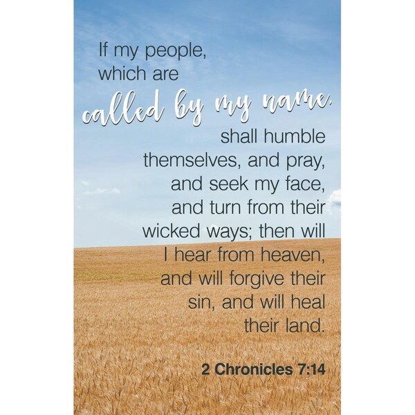 Coolcollectibles If My People Which are Called by My Name 2 Chronicles 7 - CO3327603