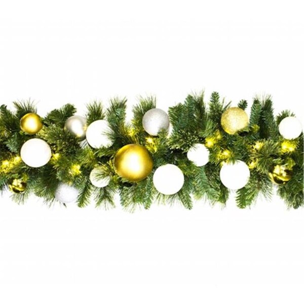 Queens Of Christmas 9 ft. Blended Pine Garland - GARBM-09