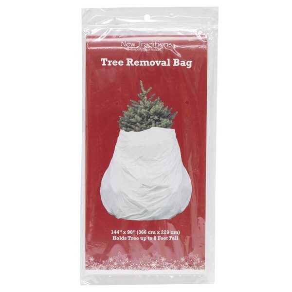 Celebrations Celebrations White Tree Removal Bag 144 in. W X 90 in. D - 63501ACP2