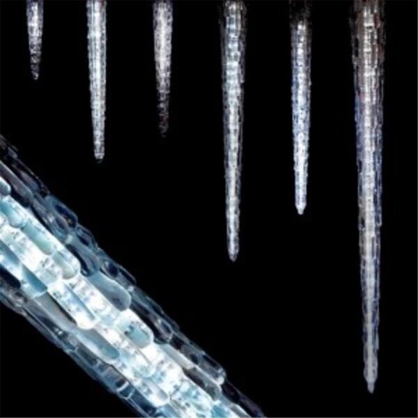Queens Of Christmas 9 in. Icicle Retrofit Lamp with LED Lights, 5PK - C7-ICEDROP9-PW-5