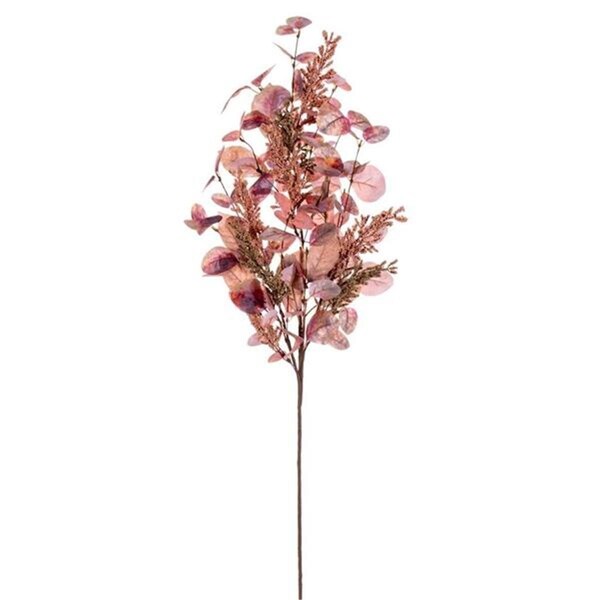 Vickerman 34 in. Dusty Rose Fall Eucalyptus & Berry Spray - FQ221534