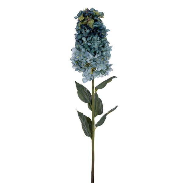 Vickerman 35.5 in. Cone Hydrangea Spray, Sea Blue - 2 per Bag - FM228103