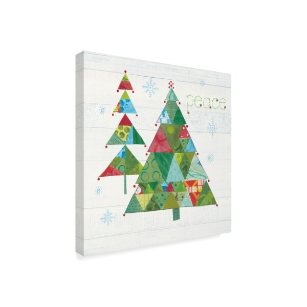 Trademark Fine Art Courtney Prahl 'Christmas Patchwork IV' Canvas Art, 18x18 - WAP03950-C1818GG