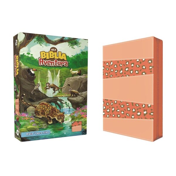 Foxfury Zondervan & Editorial Vida  Span-NASB Adventure Bible, Coral Leathersoft - 214076