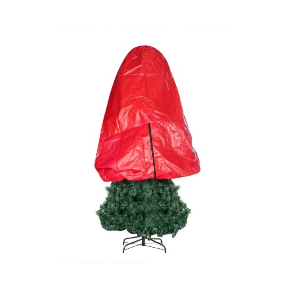 Hastings Home Hastings Home Upright 9 foot Tree Storage Cover (Red) - 964556EGD