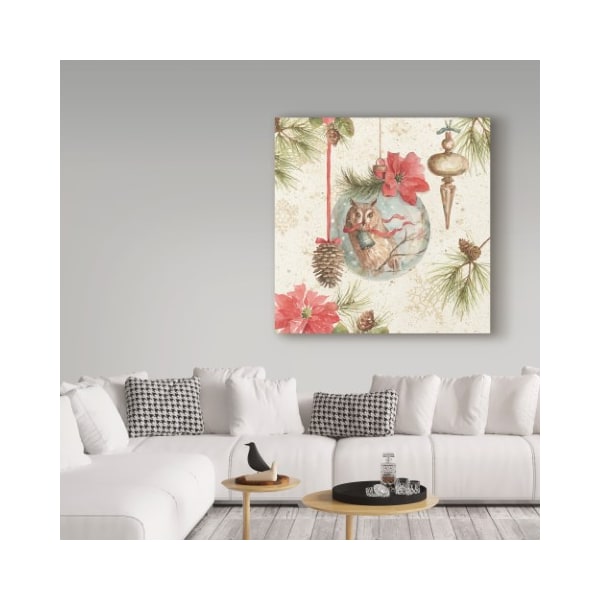 Trademark Fine Art Lisa Audit 'Woodland Holiday Ii' Canvas Art, 24x24 - WAP05022-C2424GG