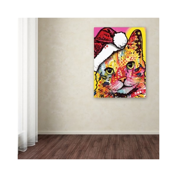 Trademark Fine Art Dean Russo 'Tilt Cat Christmas Edition' Canvas Art, 18x24 - ALI18492-C1824GG