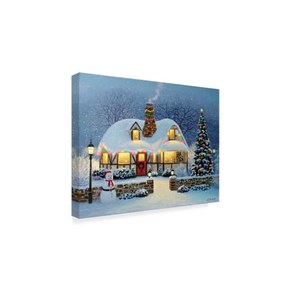 Trademark Fine Art Heather Burns 'Candlelight Christmas' Canvas Art, 14x19 - ALI35693-C1419GG