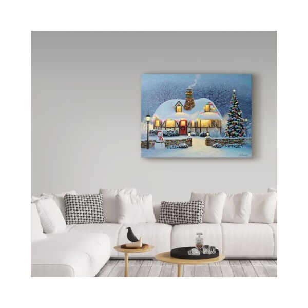 Trademark Fine Art Heather Burns 'Candlelight Christmas' Canvas Art, 14x19 - ALI35693-C1419GG