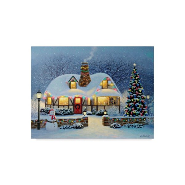 Trademark Fine Art Heather Burns 'Candlelight Christmas' Canvas Art, 14x19 - ALI35693-C1419GG