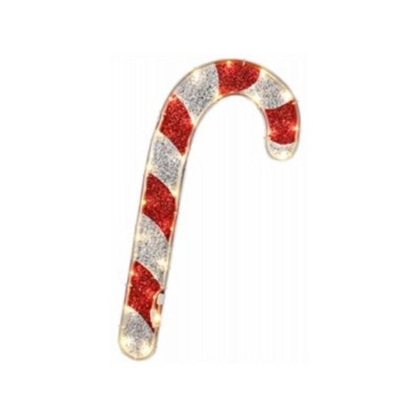 Star Bright 18 in. Candy Cane Tape Light LED Christmas Window Decoration - 251979