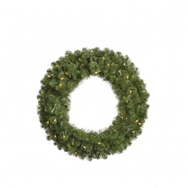 Vickerman 96 in. Grand Teton Wreath 1000WmWhtLED - G125681LED