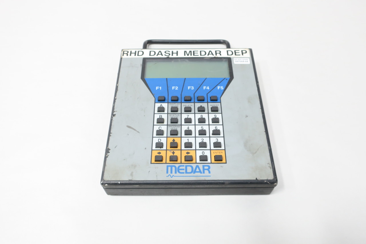 MEDAR 937-0009 DEP100S HAND HELD TERMINAL 12-24V-DC TEACH PENDANT - MRO ...