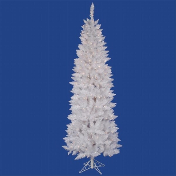 Vickerman 6 ft. x 29 in. Christmas Tree Crystal White Pencil 165LED Mul - A104062LED