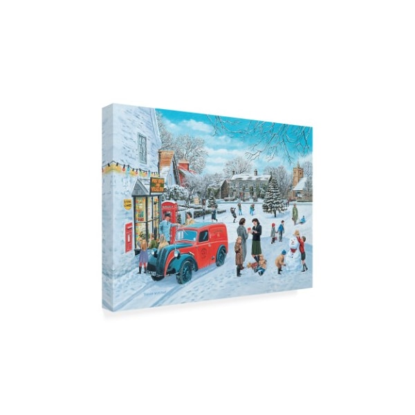 Trademark Fine Art Trevor Mitchell 'A Village Christmas' Canvas Art, 14x19 - ALI46042-C1419GG