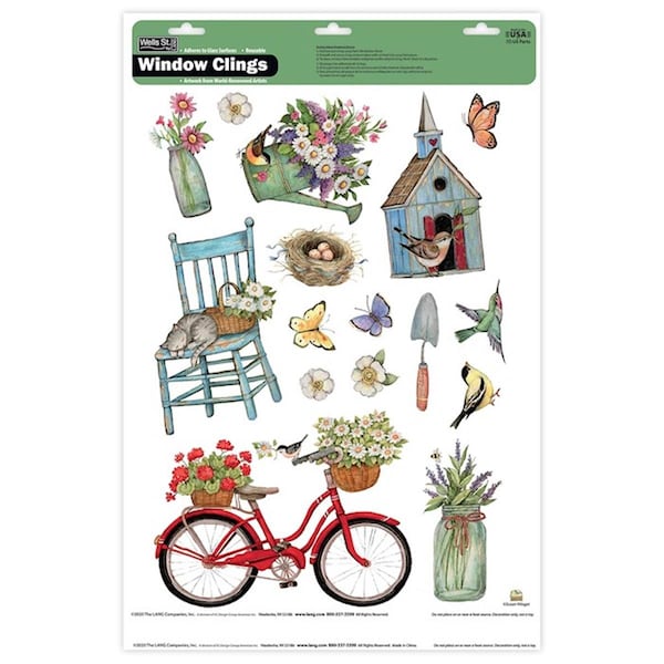 Lang Companies Heart & Home Window Clings - 214203