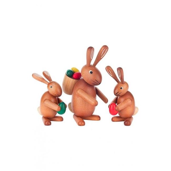 Alexander Taron Alexander Taron 224-297 Dregeno Easter Ornament - Rabbit Family - 224-297