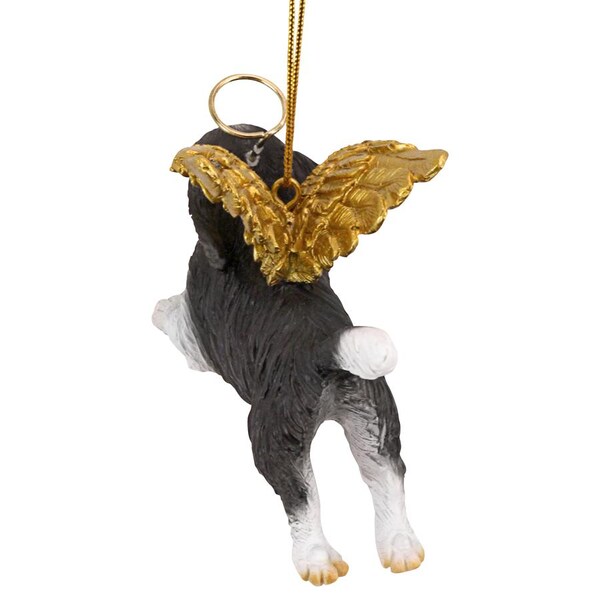 Design Toscano Honor the Pooch: Cavalier Holiday Dog Angel Ornament - JH170728