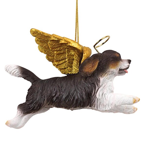 Design Toscano Honor the Pooch: Cavalier Holiday Dog Angel Ornament - JH170728