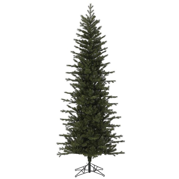 Vickerman 12 ft. x 59 in. Unlit Hillside Pencil Spruce Artificial Christmas Tree with 4183 Tip Count - G180190