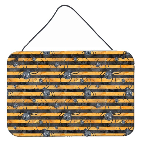 Micasa Watecolor Halloween Spiders Wall or Door Hanging Prints8 x 12 in. - MI228472