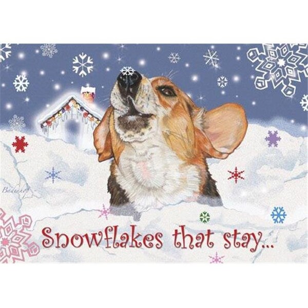 Pipsqueak Productions Pipsqueak Productions C555 Beagle Holiday Boxed Cards - C555