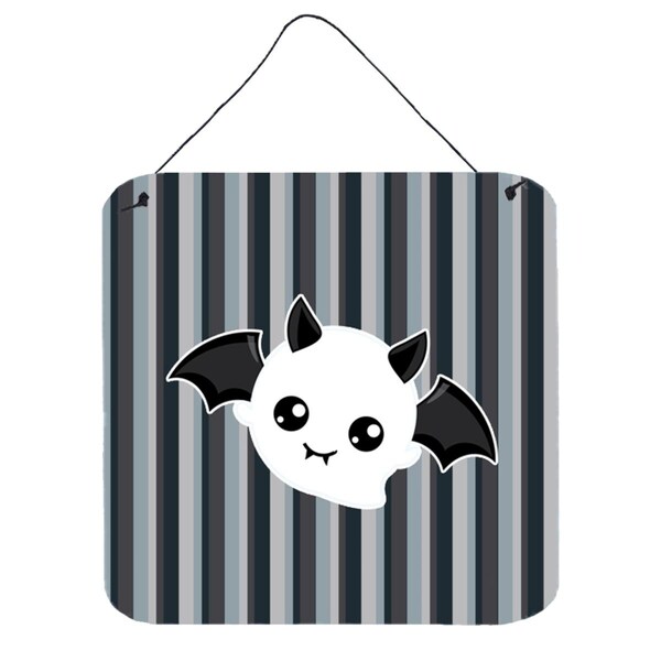 Carolines Treasures Halloween Ghost Bat Wall or Door Hanging Prints - BB6964DS66