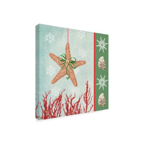 Trademark Fine Art Jade Reynolds 'Christmas Coastal Iii' Canvas Art, 14x14 - WAG07663-C1414GG