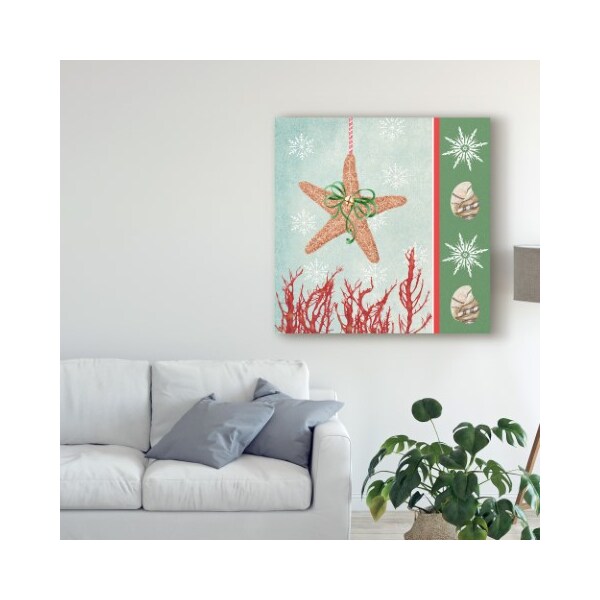Trademark Fine Art Jade Reynolds 'Christmas Coastal Iii' Canvas Art, 14x14 - WAG07663-C1414GG