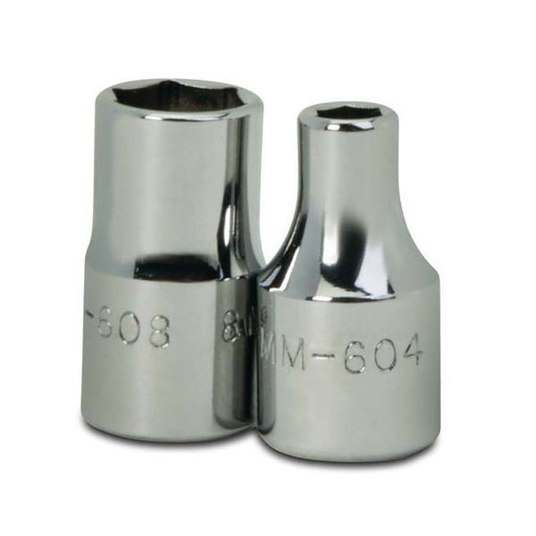 Williams Socket, 7/8 Inch OAL, Shallow, 1/4 Inch Dr, 4 MM Size - JHWMM-604