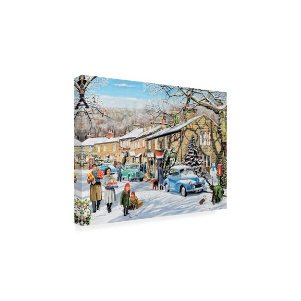 Trademark Fine Art Trevor Mitchell 'Home For Christmas' Canvas Art, 14x19 - ALI45994-C1419GG