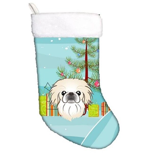 Carolines Treasures Carolines Treasures BB1593CS Christmas Tree & Pekingese Christmas Stocking - BB1593CS
