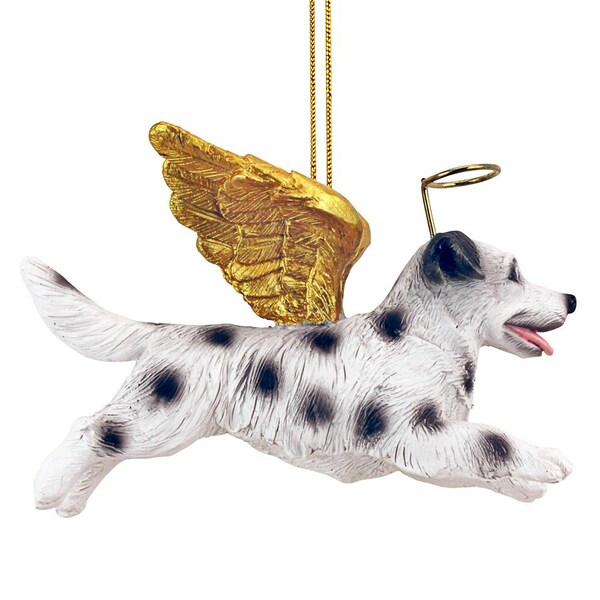Design Toscano Honor the Pooch: Dalmatian Holiday Dog Angel Ornament - JH170725