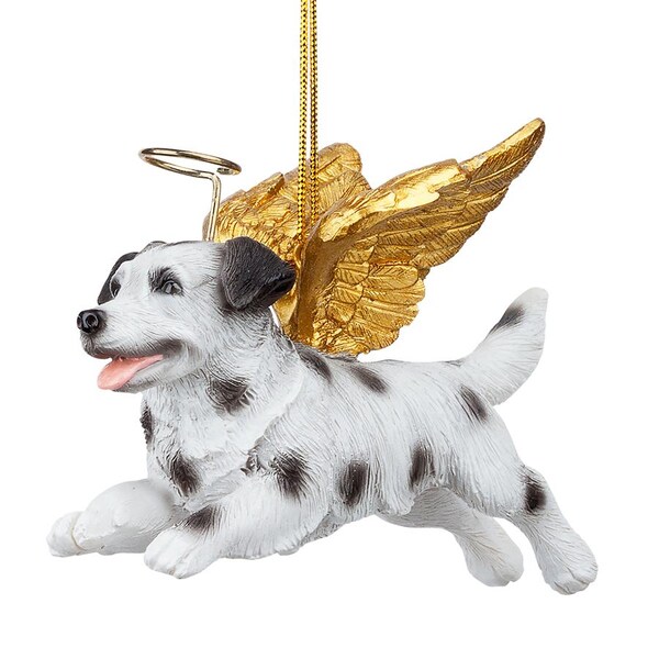 Design Toscano Honor the Pooch: Dalmatian Holiday Dog Angel Ornament - JH170725