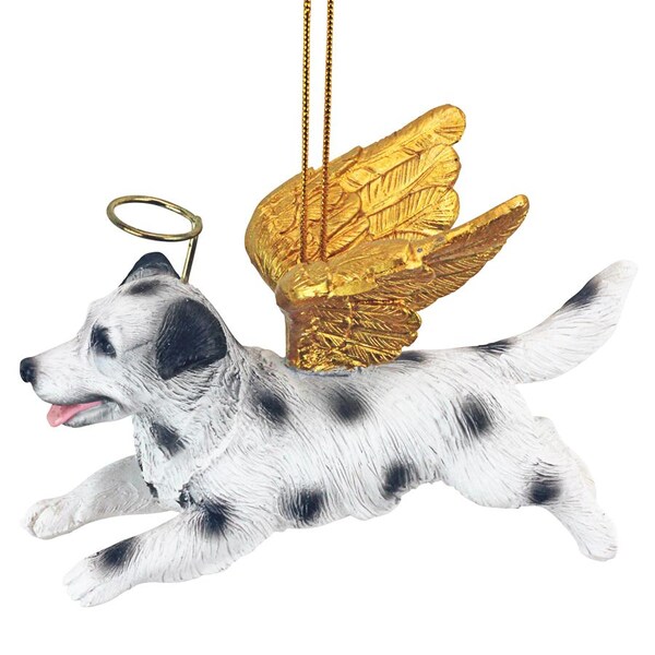 Design Toscano Honor the Pooch: Dalmatian Holiday Dog Angel Ornament - JH170725