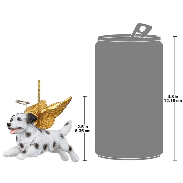 Design Toscano Honor the Pooch: Dalmatian Holiday Dog Angel Ornament - JH170725