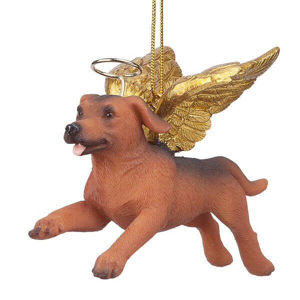 Design Toscano Honor the Pooch: Dachshund Holiday Dog Angel Ornament - JH170734
