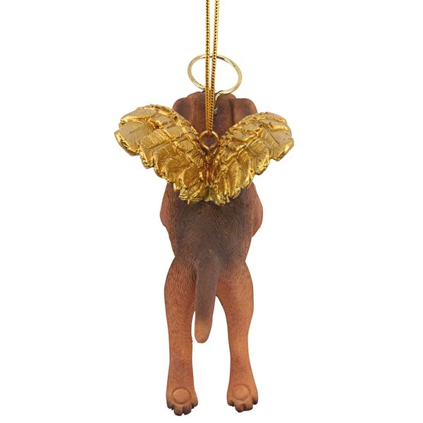 Design Toscano Honor the Pooch: Dachshund Holiday Dog Angel Ornament - JH170734