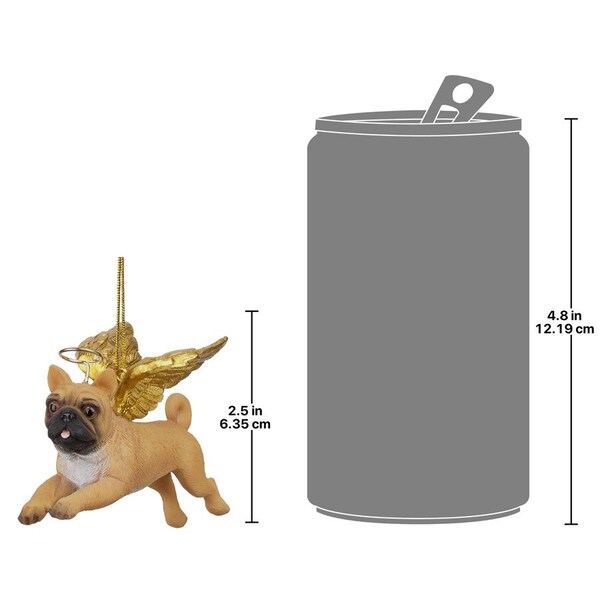 Design Toscano Honor the Pooch: Pug Holiday Dog Angel Ornament - JH170724