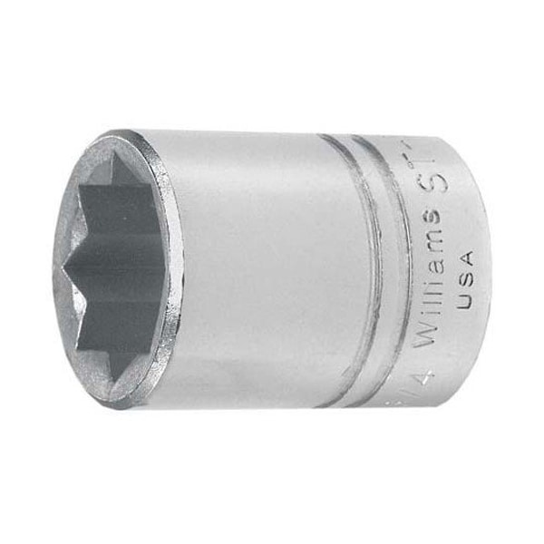 Williams Socket, 1 5/8 Inch OAL, 1/2 Inch Dr, 13/16 Inch Size - JHWST-826