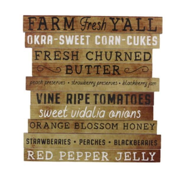 Youngs Wood Farm Fresh Y All Sign - 58512