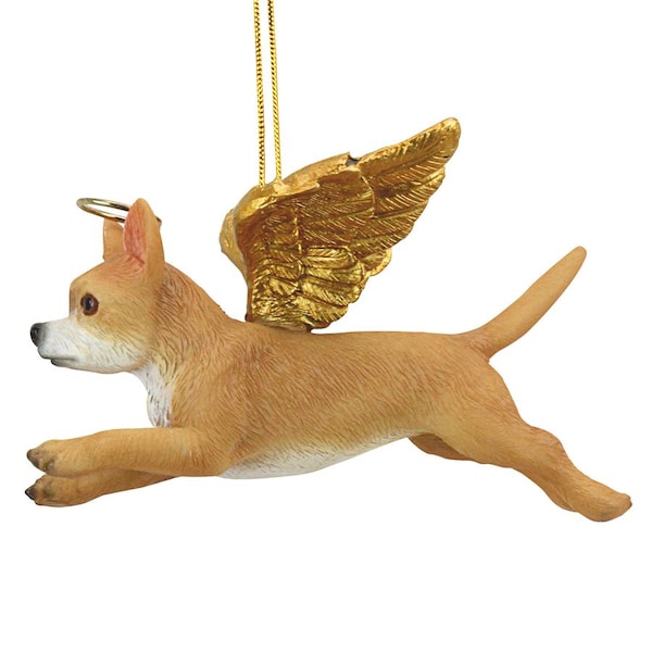 Design Toscano Honor the Pooch: Chihuahua Holiday Dog Angel Ornament - JH170723