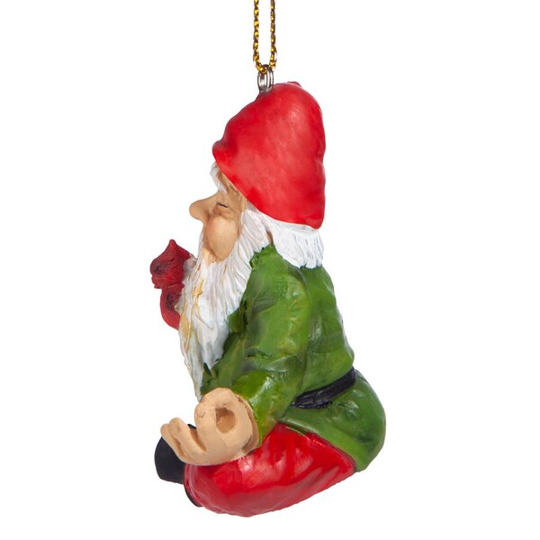 Design Toscano Zen Gnome Holiday Ornament - QM17010