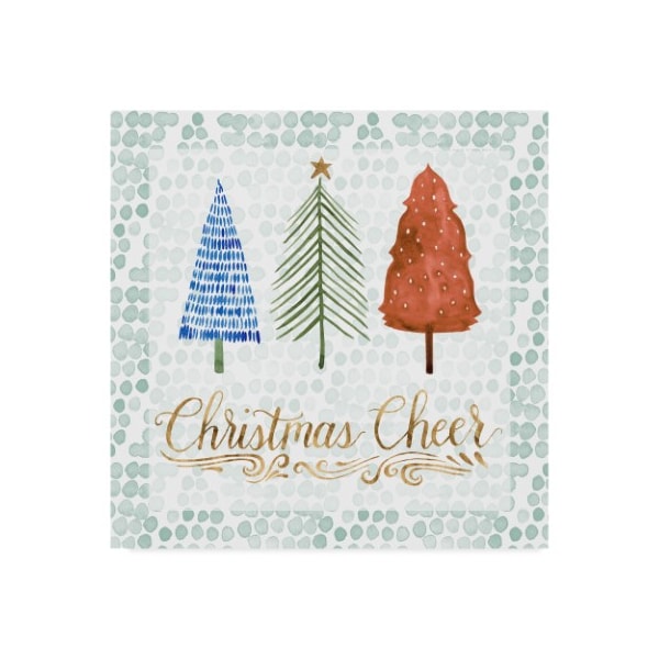 Trademark Fine Art Grace Popp 'Christmas Tree Whimsy Iv' Canvas Art, 24x24 - WAG06354-C2424GG