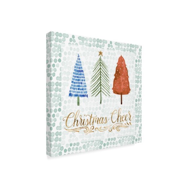 Trademark Fine Art Grace Popp 'Christmas Tree Whimsy Iv' Canvas Art, 24x24 - WAG06354-C2424GG