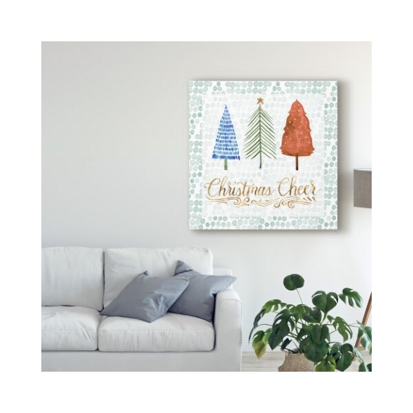 Trademark Fine Art Grace Popp 'Christmas Tree Whimsy Iv' Canvas Art, 24x24 - WAG06354-C2424GG