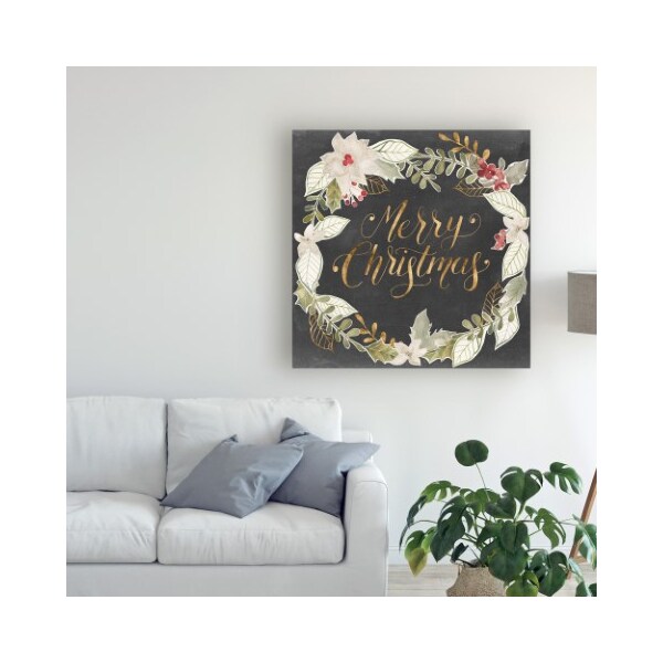 Trademark Fine Art Grace Popp 'Gilded Christmas I' Canvas Art, 18x18 - WAG10375-C1818GG