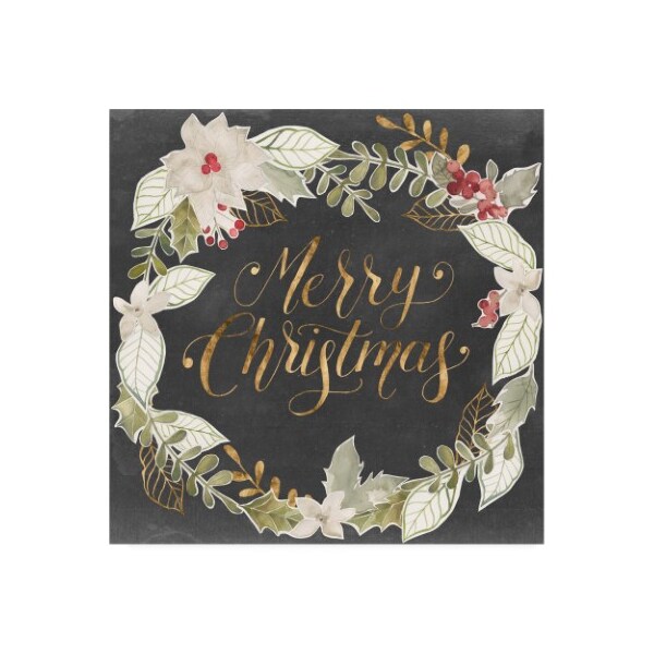 Trademark Fine Art Grace Popp 'Gilded Christmas I' Canvas Art, 18x18 - WAG10375-C1818GG