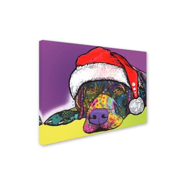 Trademark Fine Art Dean Russo 'Savvy Labrador Christmas' Canvas Art, 24x32 - ALI18426-C2432GG