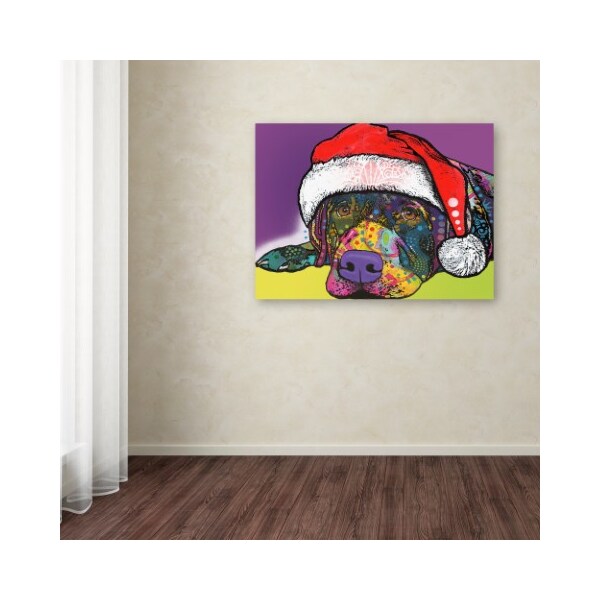 Trademark Fine Art Dean Russo 'Savvy Labrador Christmas' Canvas Art, 24x32 - ALI18426-C2432GG